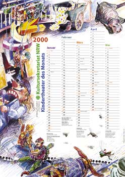 Kindertheaterkalender Januar bis Mai 2000