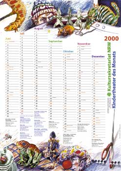 Kindertheaterkalender August bis Dezember 2000