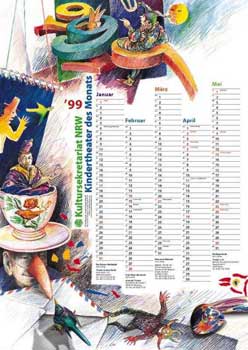 Kindertheaterkalender Januar bis Mai 1999